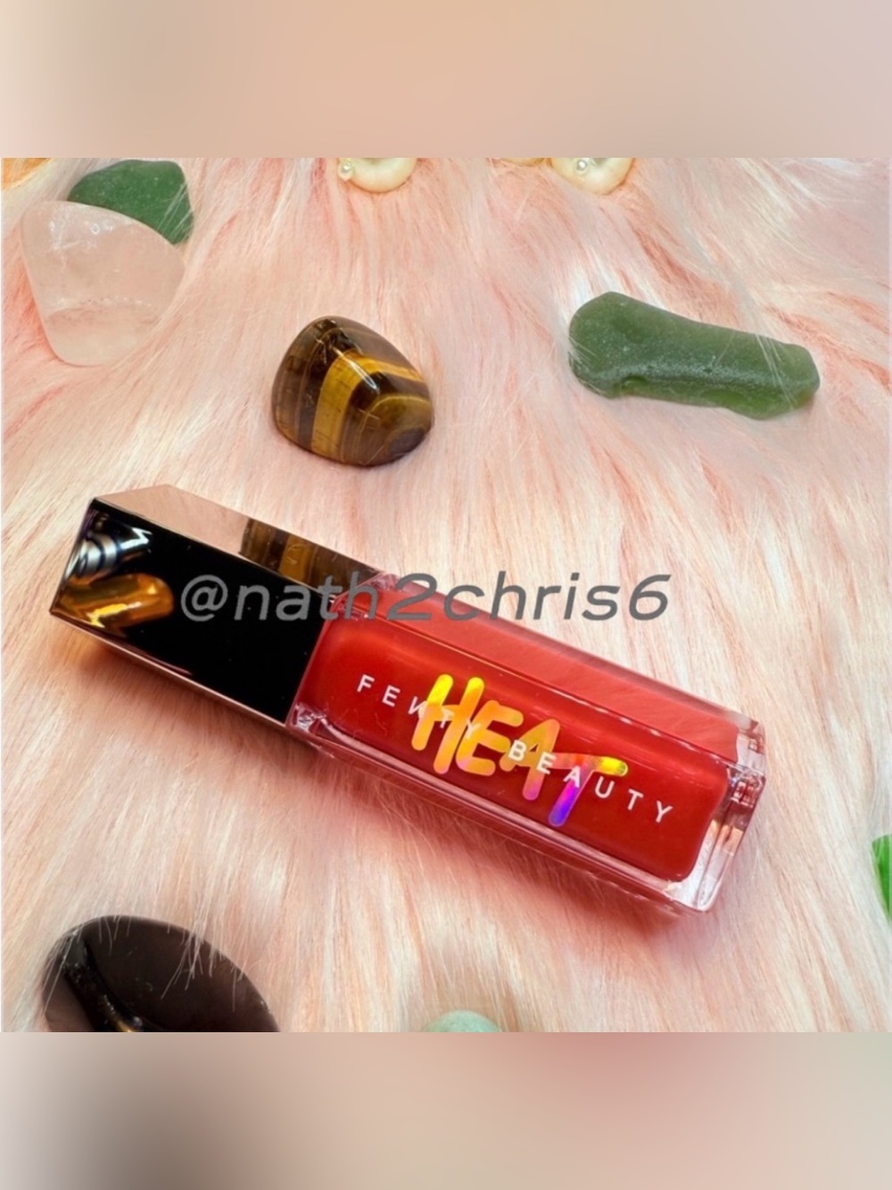 FENTY Gloss Bomb Heat Universal Lip Luminizer + Plumper -HOT CHERRY New from set
